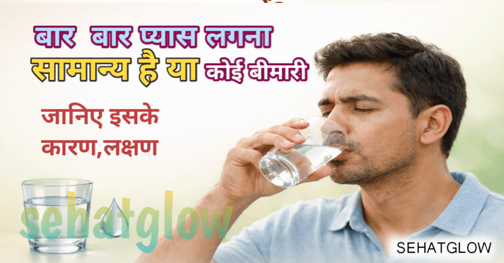 बार-बार प्यास लगना किस बीमारी का संकेत है? Sehatglow
