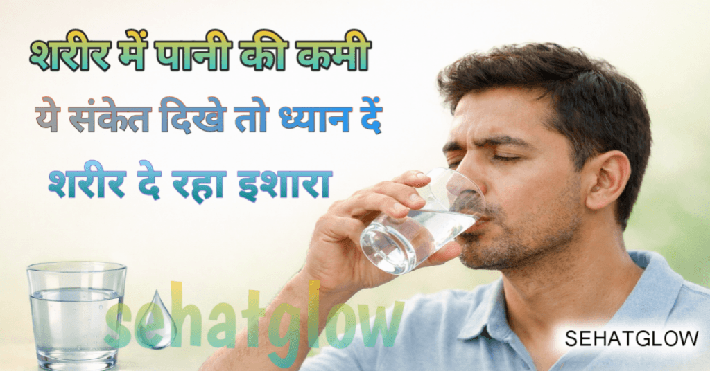 शरीर में पानी की कमी sehatglow