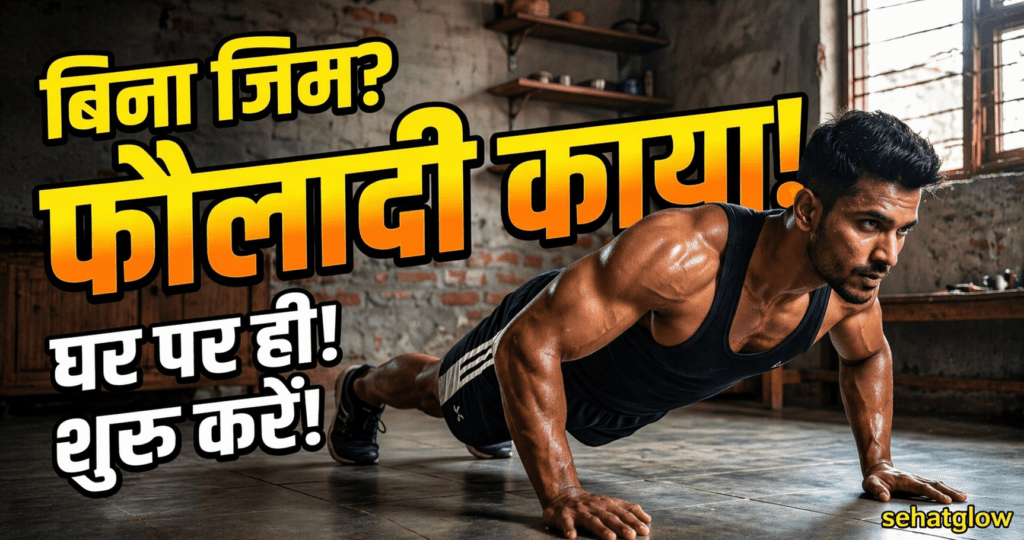 बिना जिम के बॉडी कैसे बनाएं Sehatglow